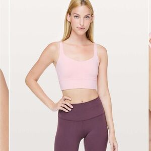 Lululemon Free To Be Bra *Long Line/Flush Pink-Size 10